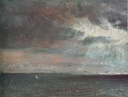 A storm off the coast of Brighton John Constable